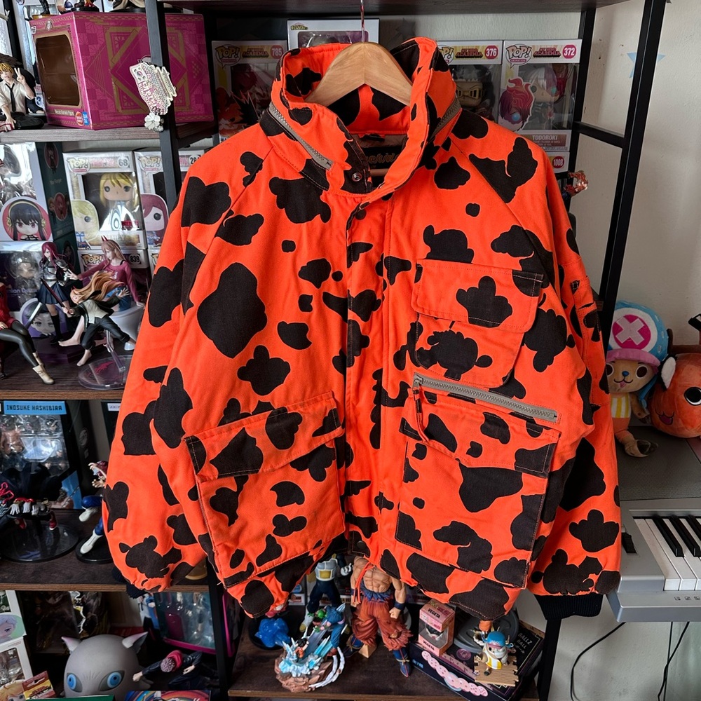 Vintage Gamehide Blaze Orange Hunting Jacket Men’s Large Camo